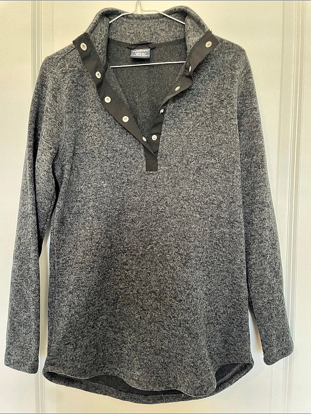 Charles River Apparel Women'Small Heathered Fleece Pullover Gray Small